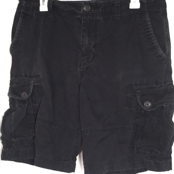 Aeropostale Other - AEROPOSTALE SHORTS CARGO BLACK MEN SIZE 32 NICE